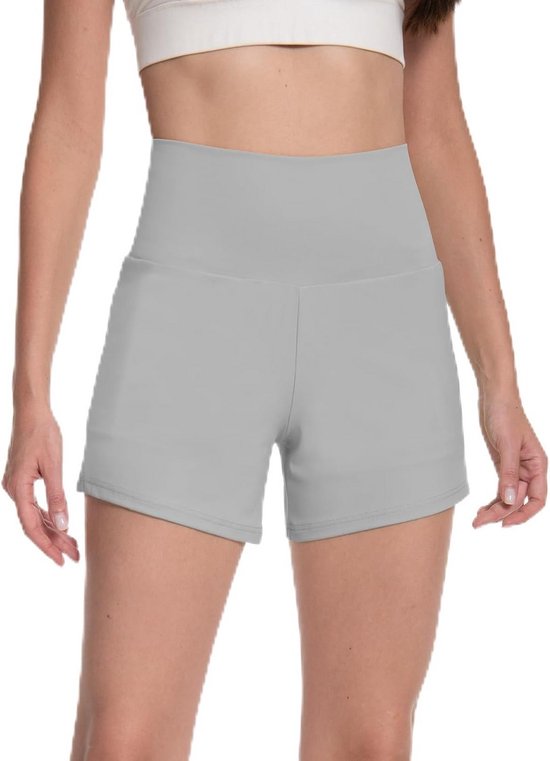 2-in-1 Hardloopshorts Dames met Zakken voor Fitness, Yoga en Sport