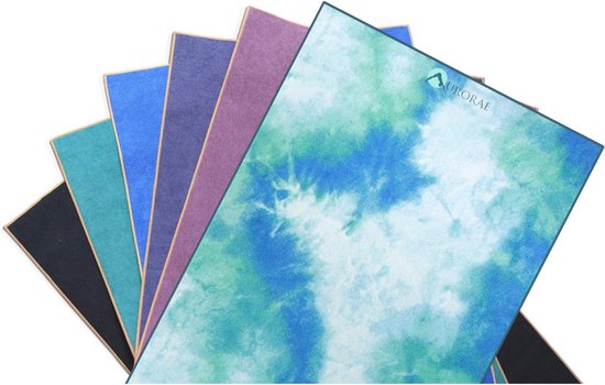 2-in-1 Hot Yogamat met Geïntegreerde Antislip Microvezelhanddoek – Ideaal voor Actieve Yoga