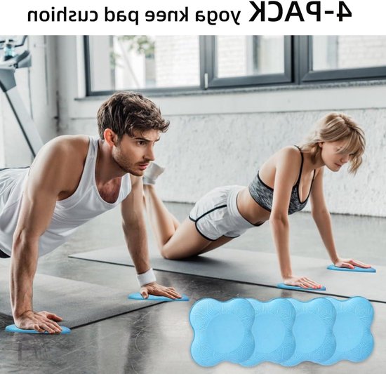 2 packs Yoga Knie Pad Kussen Extra Dik voor Knieën Ellebogen Pols Handen Hoofd Foam Pilates Knielpad Yoga Kniekussen Dikke Oefenpads voor Knieën Ellebogen Pols Handen Hoofd Foam Pilates van Merkloos