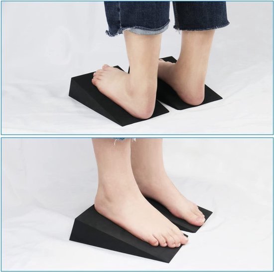 2 STKS Yoga Foam Wig Blokken Squat Wig Blok, Pols Wedge Ondersteunende Voet Oefening Accessoires, Balans, Kracht, Stretch voor Squat Blok, Polsondersteuning, Pilates, Voet Oefening