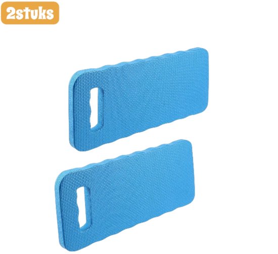 2 stuks - Kniekussen voor in de tuin - EVA verdikt - Tuinkniekussens - Waterdicht en antislip - Kniebeschermingskussens - Geschikt voor tuinklusjes en yogabeoefening - Blauw van Merkloos
