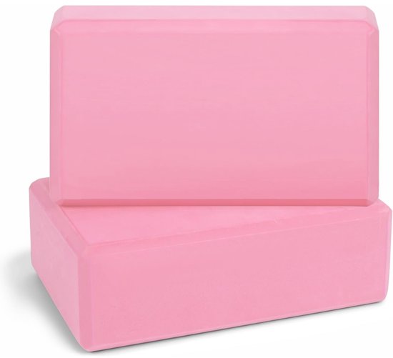 2 Stuks Yoga Blokken – Hoogwaardige EVA Schuim Yoga Brick, Lichtgewicht & Antislip, Ideaal voor Yoga, Pilates, Fitness en Meditatie Oefeningen van SonoSolida