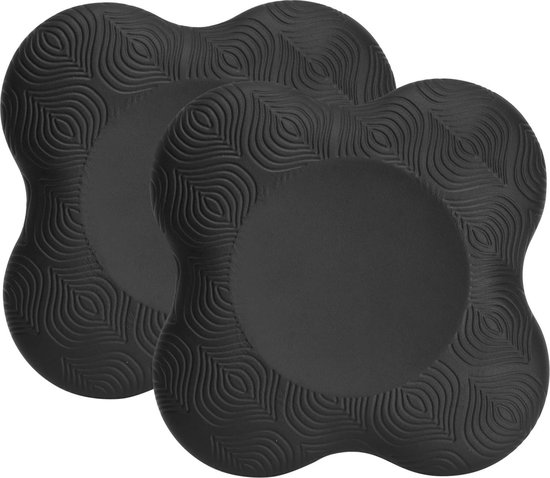 2 stuks yoga-kniebeschermers, antislip schuim, comfortabele yoga-steunkussen, sportbalanskussen ter bescherming van knieën, enkels, ellebogen en hand, 20 x 20 cm