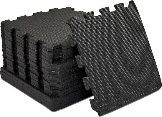 20 in elkaar grijpende schuimvloermatten voor thuissportschool oefening - antislip waterdichte EVA-vloertegels - 30 x 30 cm van YUANYI