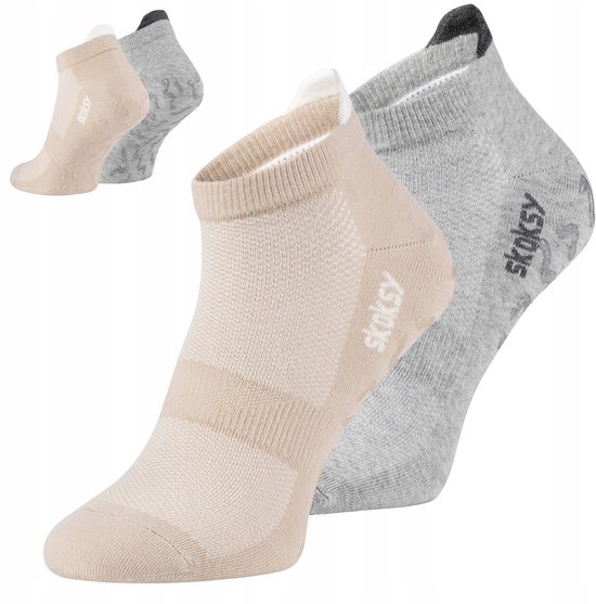2x Heren Sportsockken Antislip ABS - Fitness, Yoga (Maat 41-46)