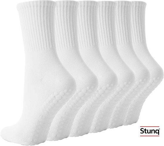 3 paar antislip sportsokken voor dames, comfortabele grip voor yoga en pilates