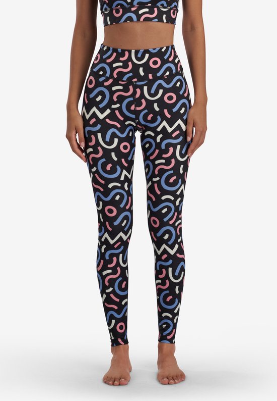 A-dam Megan - Sport legging - Gemaakt Van Gerecycled Plastic - High Waist - Dames - Zwart - XL van A-dam