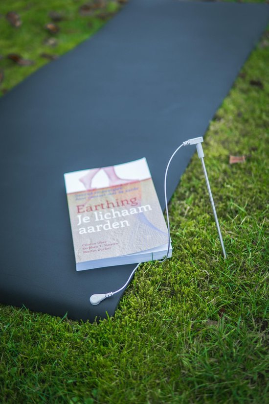 Aardings YogaMat - 183x61 cm - Incl. adapter en aansluitkabel  - yoga van La Nika