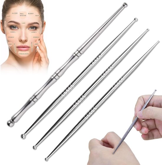 Accupunctuur Mat - Acupunctuur Pen Set - RVS - Verschillende Groottes - Professionele Massager - Voor Iedereen