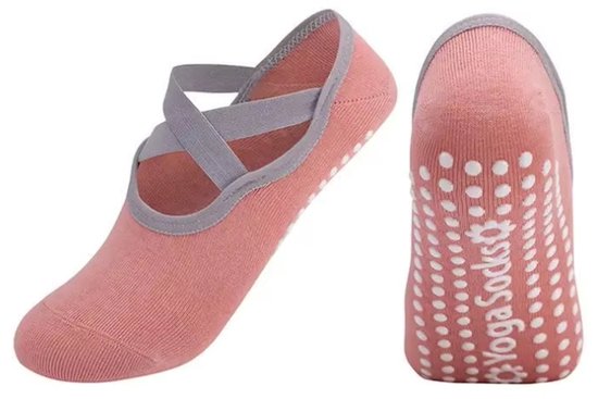 Actie4you® - Yoga sokken Antislip - Pilates sokken - yoga kleding - Dames - One Size - Roze van Actie4you