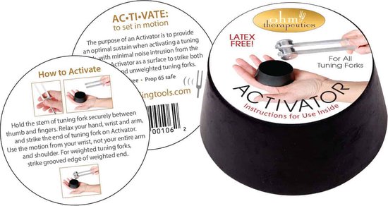 Activator voor stemvork, groot formaat, doorsnede 7,5 cm van Wittner