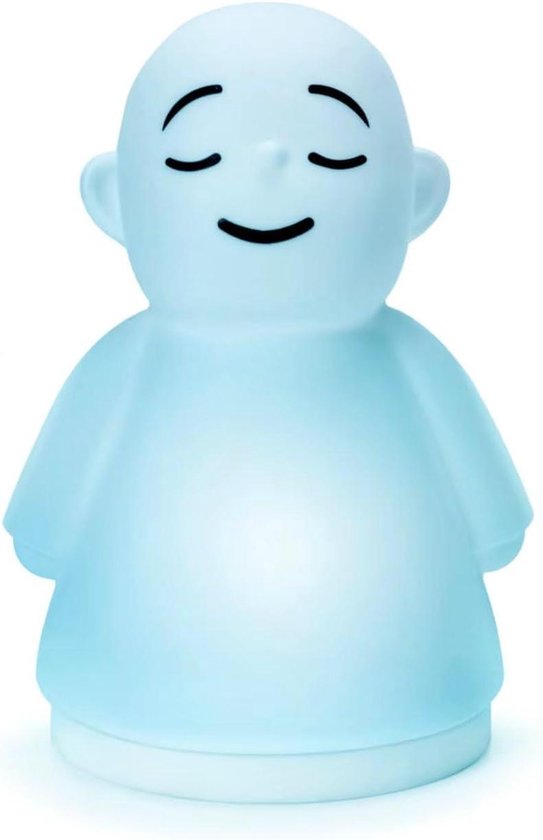 Ademhalingslampje - Meditatiehulpmiddel - Stress verminderen - Touch bediening - 47 cm hoog - Wit