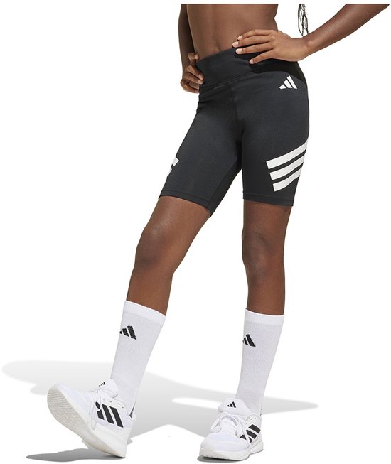 Adidas All Sports Optime Nxt Biker Korte Leggings Zwart 5-6 Years Meisjes