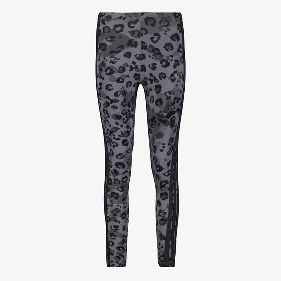 Adidas AOP dames sportlegging met panterprint zwart - Maat S van Merkloos
