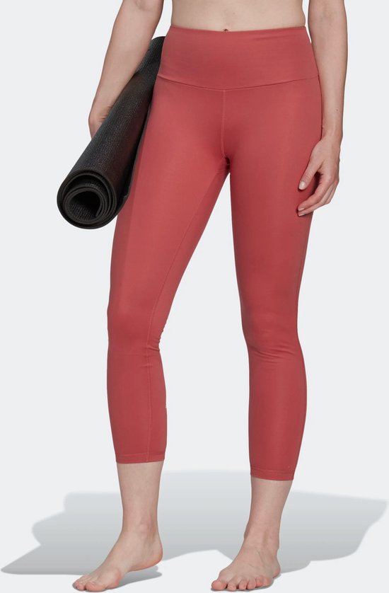 Adidas - Essential 7/8 Women Training Tight - Rood van Adidas