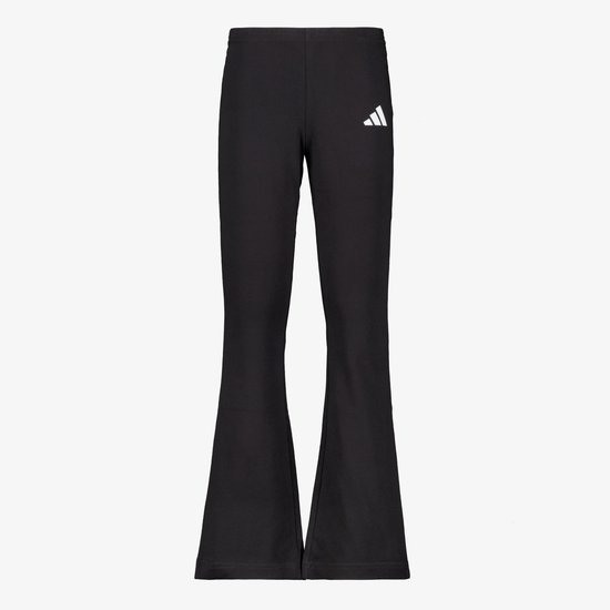 Adidas Essentials meisjes flared legging zwart - Maat 164 van Merkloos
