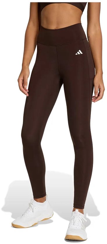 Adidas Optimé Essentials Stash Pocket Leggings Bruin S Vrouw van Merkloos
