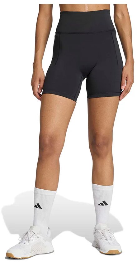 Adidas Optime Workout 6´´ Korte Leggings Zwart M Vrouw van Merkloos