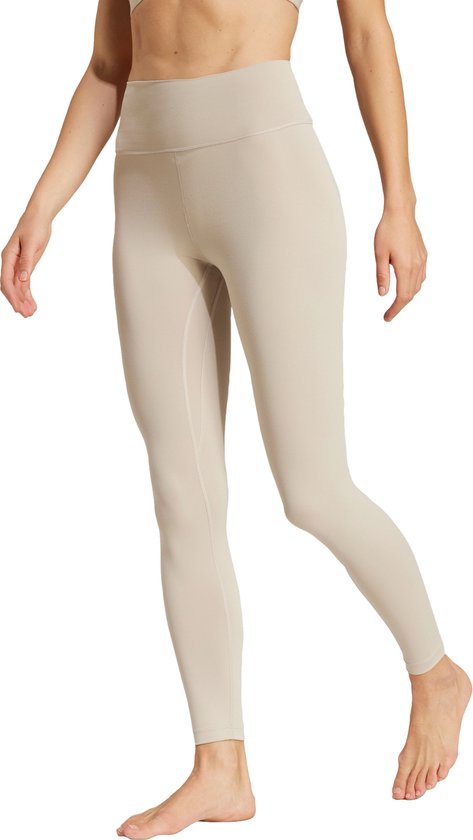 adidas Performance All Me 7/8 Legging - Dames - Beige- M van adidas