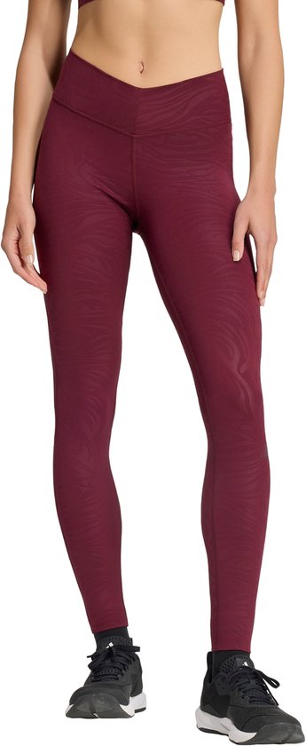 Adidas Performance All Me Essentials Graphic Legging - Dames - Bordeaux