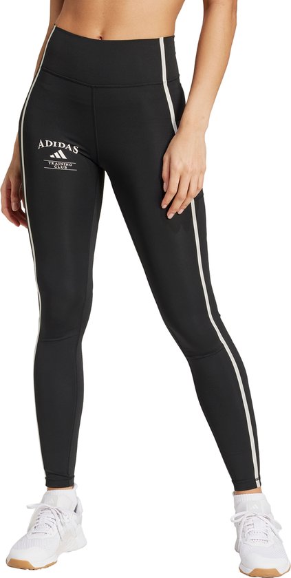adidas Performance Optime Heritage Lange Legging - Dames - Zwart- L van adidas