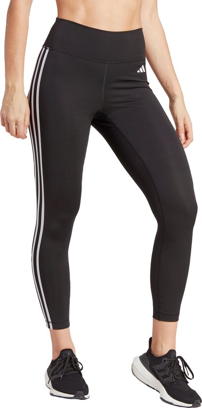 adidas Performance Train Essentials 3-Stripes High-Waisted 7/8 Legging - Dames - Zwart- M van Adidas