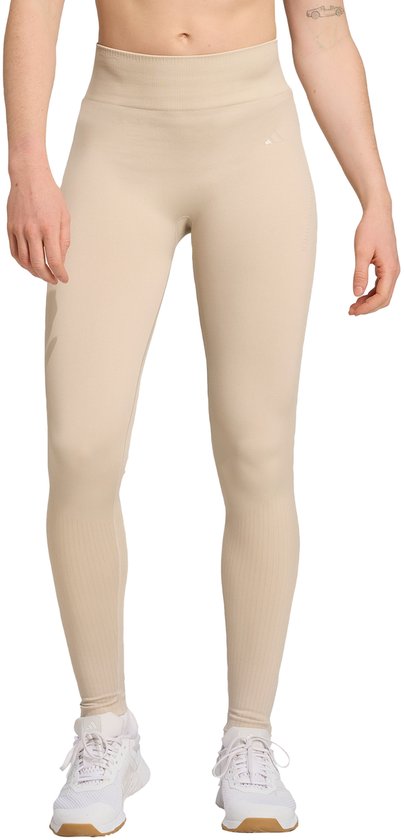 adidas Performance WE KNIT 1/1 L - Dames - Beige- L van Adidas