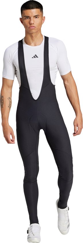 Adidas Performance Winter Essentials Gevoerde Fietslegging Met Lange Bib - Heren - Zwart