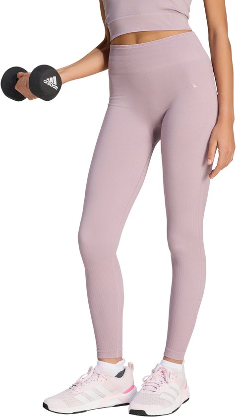 Adidas Performance Workout Essentials Knit Lange Legging - Dames - Paars