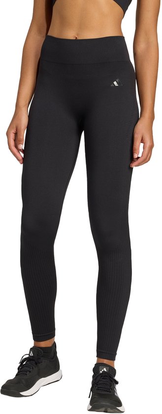 Adidas Performance Workout Essentials Knit Lange Legging - Dames - Zwart van Adidas
