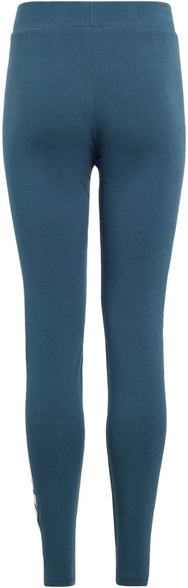 adidas Sportswear Essentials Linear Logo Katoenen Legging - Kinderen - Turquoise van Merkloos