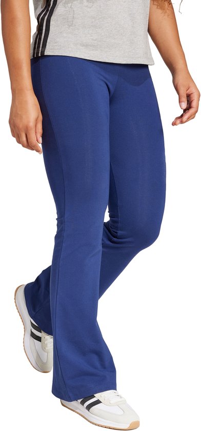 adidas Sportswear Essentials Small Logo Flared Legging - Dames - Blauw van Merkloos