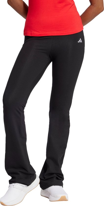 Adidas Sportswear Essentials Small Logo Flared Legging - Dames - Zwart van Adidas