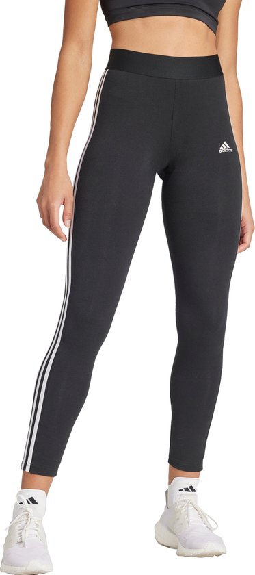 adidas Sportswear LOUNGEWEAR Essentials Legging met 3-Stripes - Dames - Zwart- 2XS