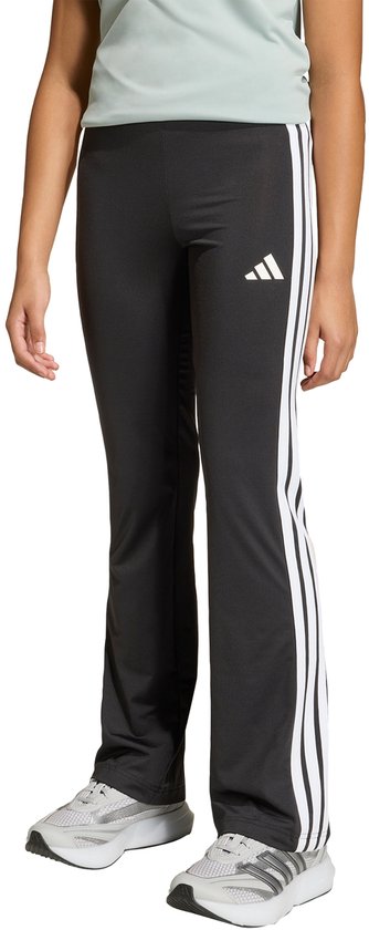 adidas Sportswear Train Essentials 3-Stripes Flared Legging - Kinderen - Zwart van Merkloos