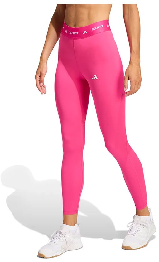 Adidas Techfit 7/8 Leggings Roze L Vrouw