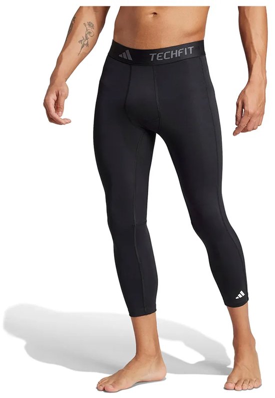 Adidas Techfit Compression Training 3/4 Leggings Zwart S Man van Merkloos