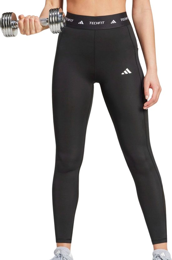 adidas Techfit Stash Sportlegging Vrouwen - Maat XS van Adidas