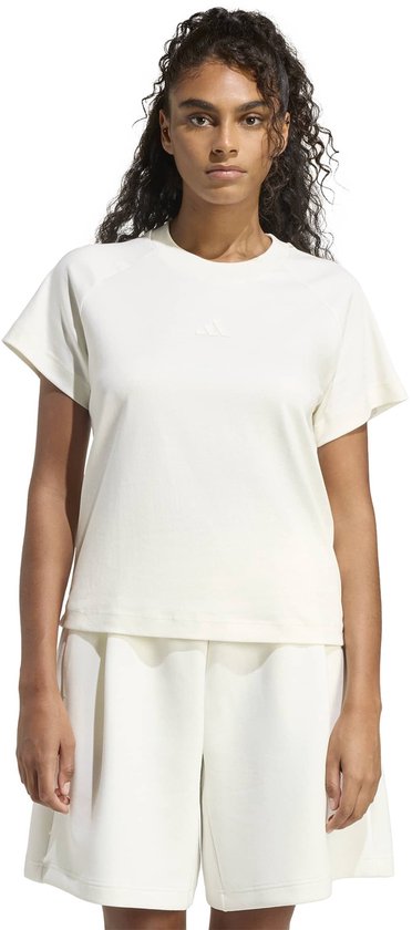 ADIDAS - w sl reg t - Sport t-shirt korte mouw dames - Wit