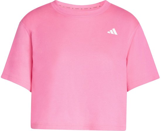 ADIDAS - we min tee - Training t-shirt korte mouw dames - Lichtrood