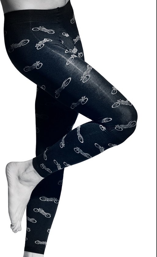 Adrian ondoorzichtige mannenlegging Motors 60DEN, met patroon maat S/M van Adrian