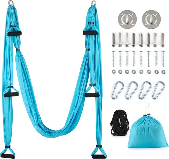 Aerial Yoga Swing Set - Anti-zwaartekracht Yoga Hangmat - Thuis Gym van Merkloos