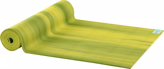 AKO Yin-Yang Deluxe Yogamat - 6 mm dik - 61x183cm - Groen/Geel van AKO