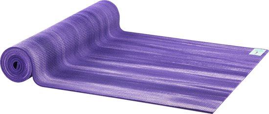 AKO Yin-Yang Deluxe Yogamat - 6 mm dik - 61x183cm - Paars/Wit van AKO