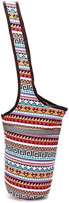 aladdien - Yogamat Tas - Grote Formaat - Duurzaam en Stijlvol - Kleur Streep Patroon - Geschikt voor Yoga - Perfect voor Vrouwen