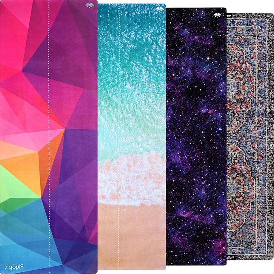 All-in-One Zweet-Grip Yoga Mat-Handdoek Combo - Milieuvriendelijk Natuurlijk Rubber - Beste voor Yoga Pilates Oefening Fitness Bikram Hot Yoga yoga handdoek antislip van Yoga Design Lab