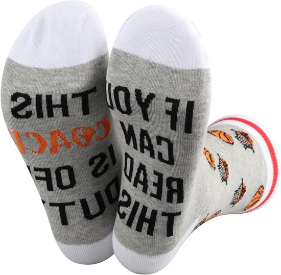 Allecto Plus - Basketball Coach Gifts - Off Duty Basketball Socks - Appreciation Gifts - Maat X-Large van Allecto Plus