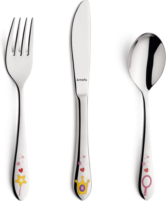Amefa Princess Kinderbestekset - 3-delig van AME