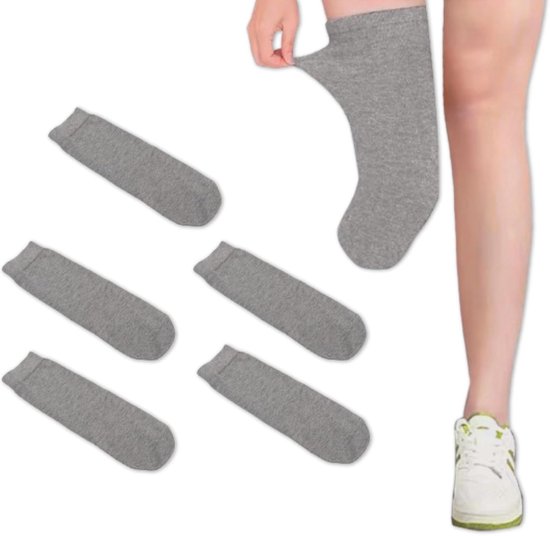 Amputatie Sokken Set van 5, Ademende Stomp Sokken van Elastisch Katoen, Beschermende Prothetische Sokken (Maat M)