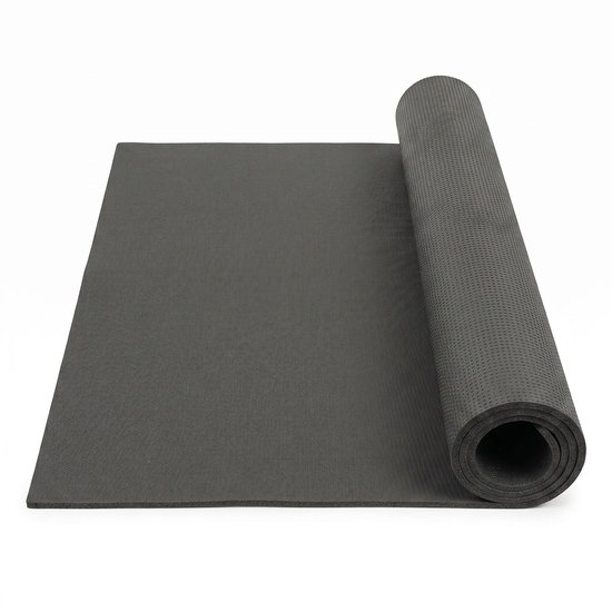 ANRO Yogamat Antraciet 200x65 cm - 8 mm - PVC-schuim